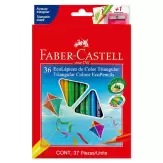 Colores Faber Castell Ecólogicos Triangular 36 Und 