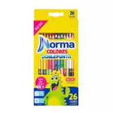 Colores Norma Doblepunta 12 Und 