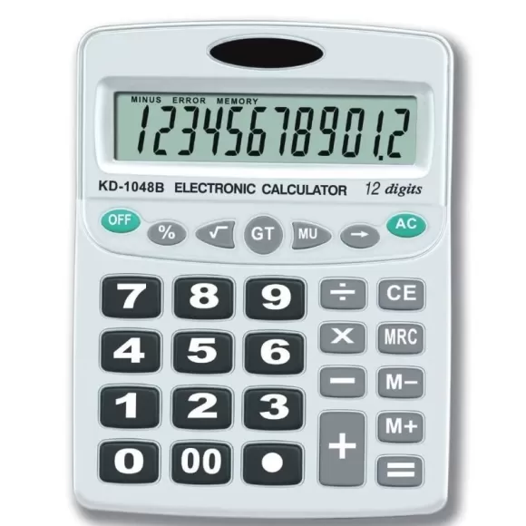 Calculadora Kadio Sencilla Kd-1048b | Papelería La Fija